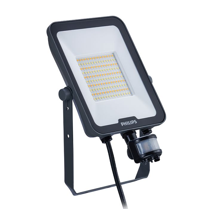 Philips Ledinaire 50W Symmetrical LED Floodlight CCT Selectable with PIR 